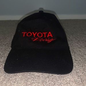 Toyota Racing Vintage Unisex Black Embroidered Baseball Cap